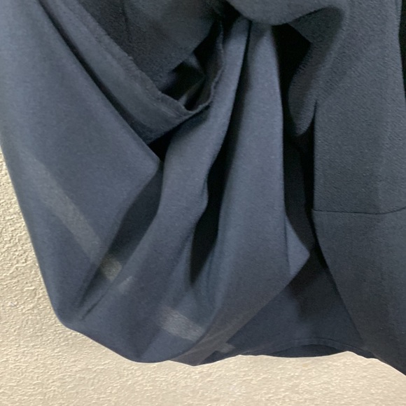 Banana Republic Dress Black V-neck Size 2 - Picture 9 of 14